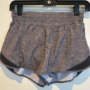 lululemon athletica Grey Athletic Shorts with Elastic Waistband and Flowy Fit